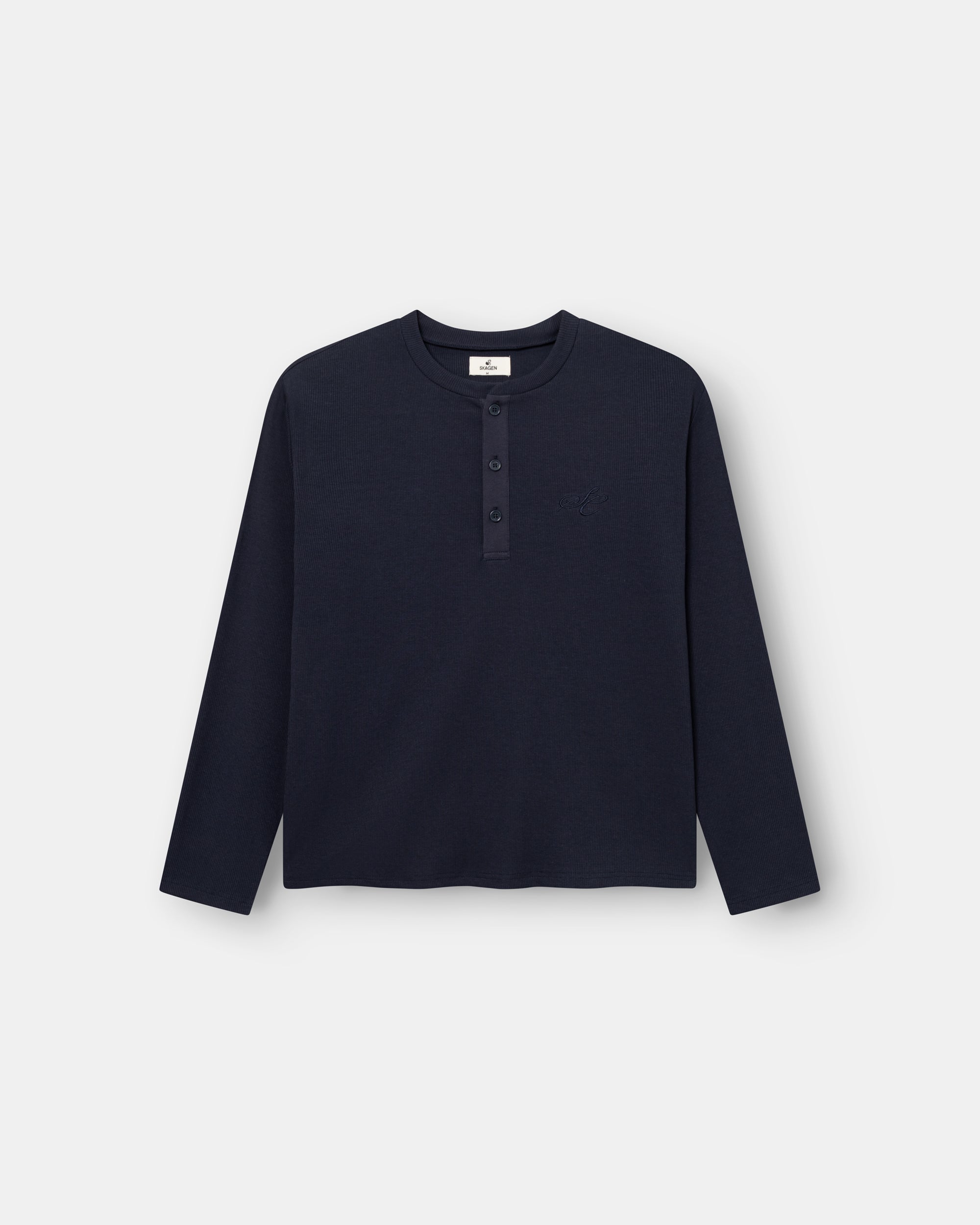 Henley Long Sleeve Navy